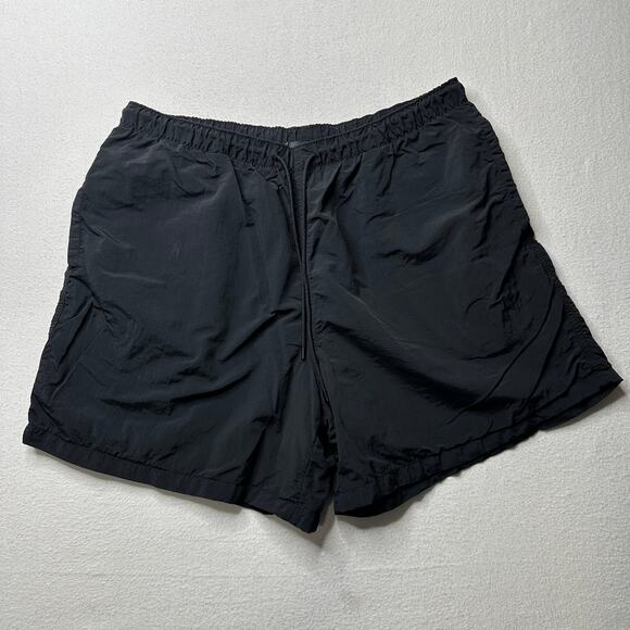 LCKR Men's Black Slash Pocket Elastic Waist‎ Drawstring Athletic Shorts Size XL - Picture 1 of 12